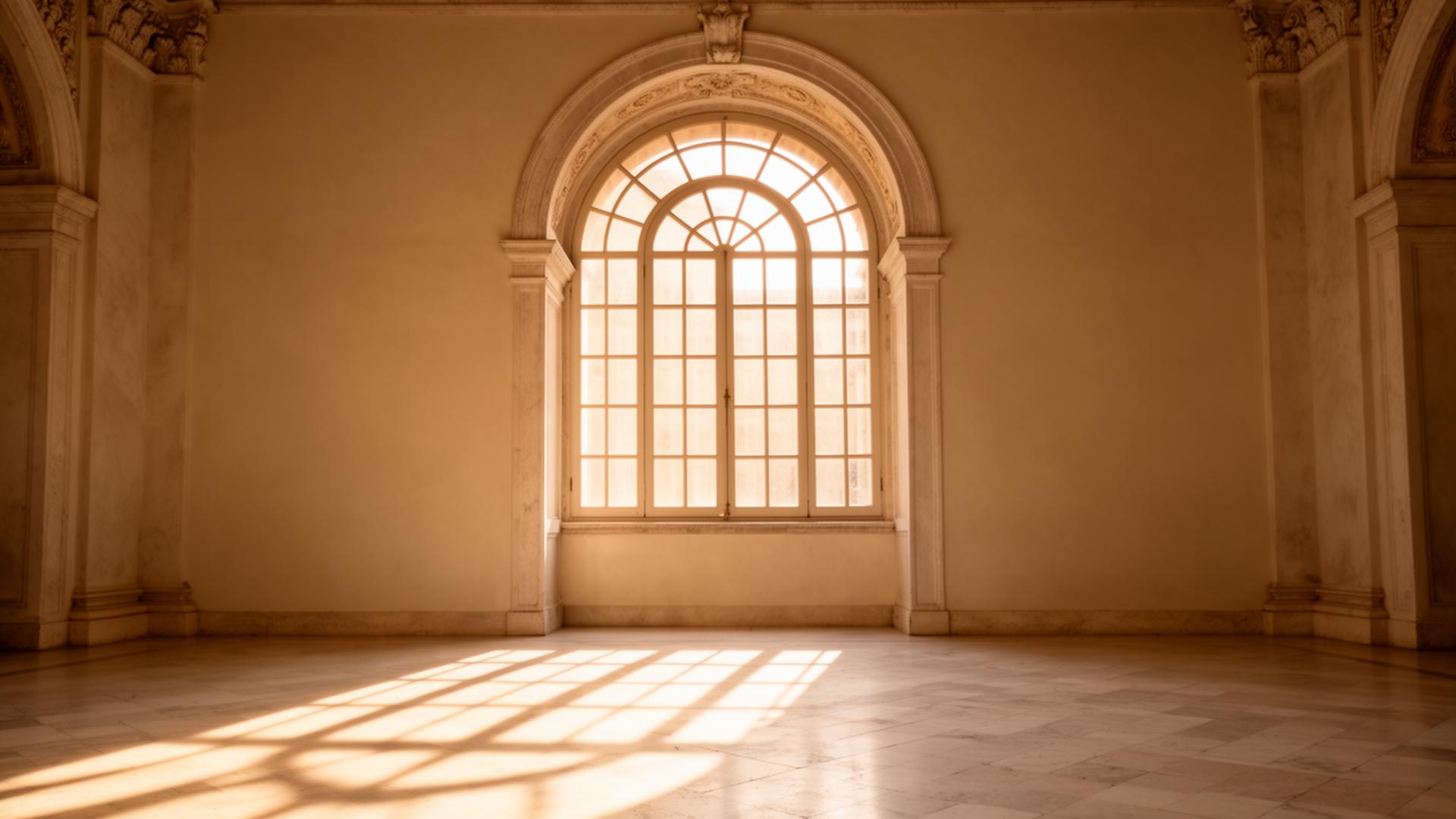 Architectural light study — refined Italian interior